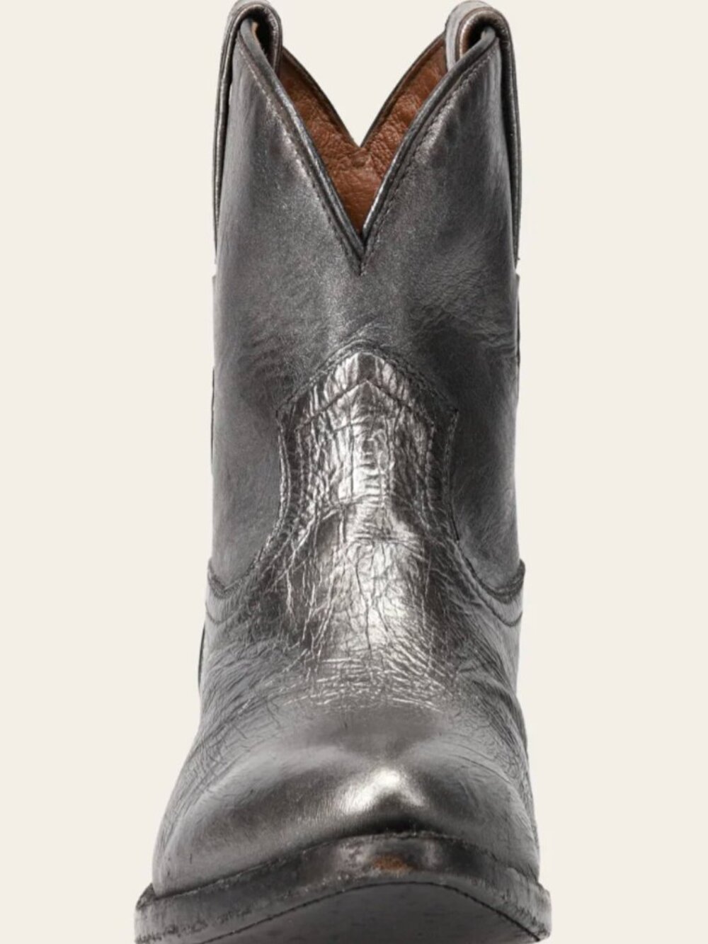 Frye Billy Short Ankle Cowboy Boot - Dark Pewter Size 8